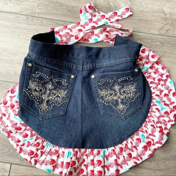 Denim  Apron - Picture 5 of 6